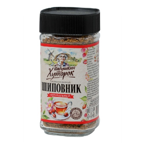 Бабушкин хуторок шиповник, сублимированный, стекло, 90 гр